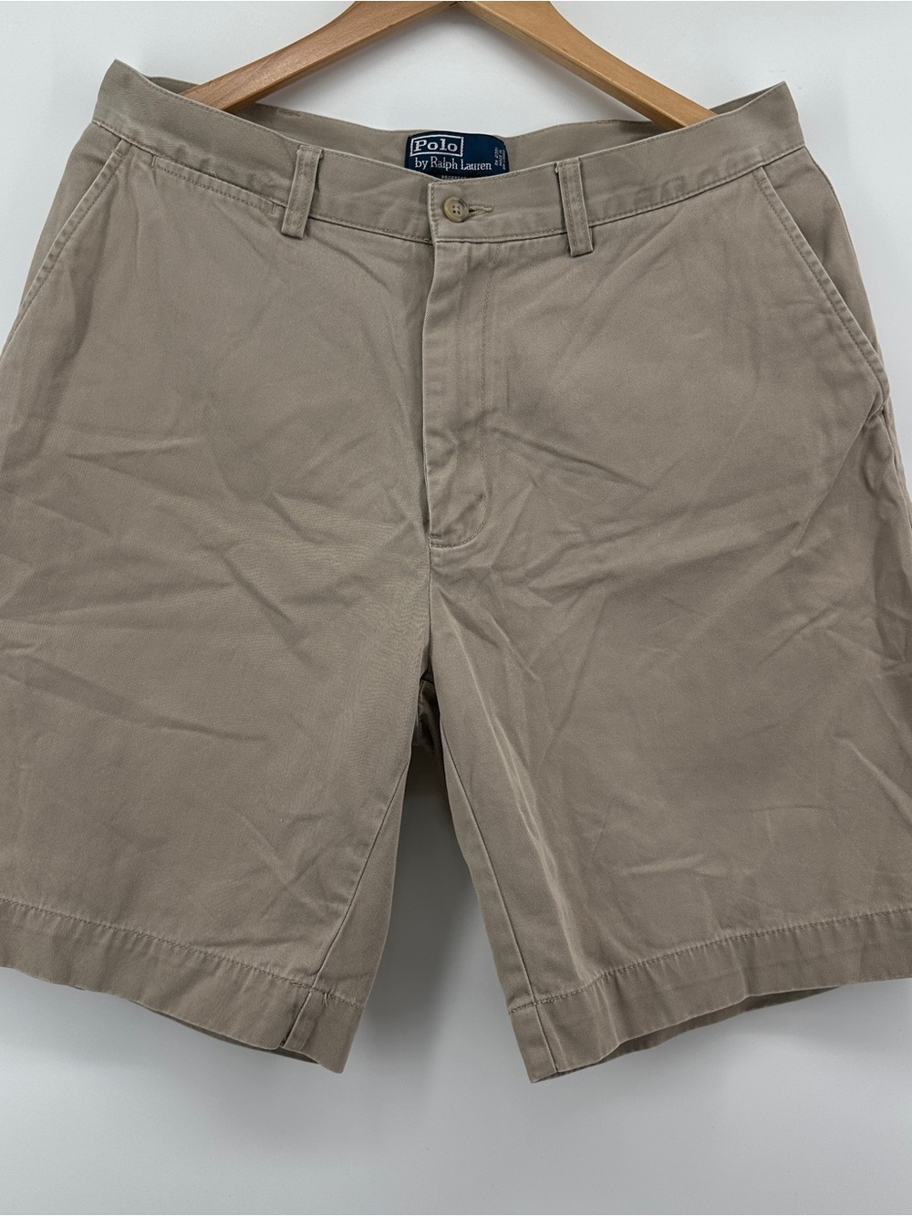 Polo Polo Ralph Lauren Prospect Men’s Khaki Cotton Chino Shorts 34